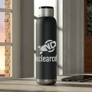 Nuclearcoffee steel bottle with speaker lid!